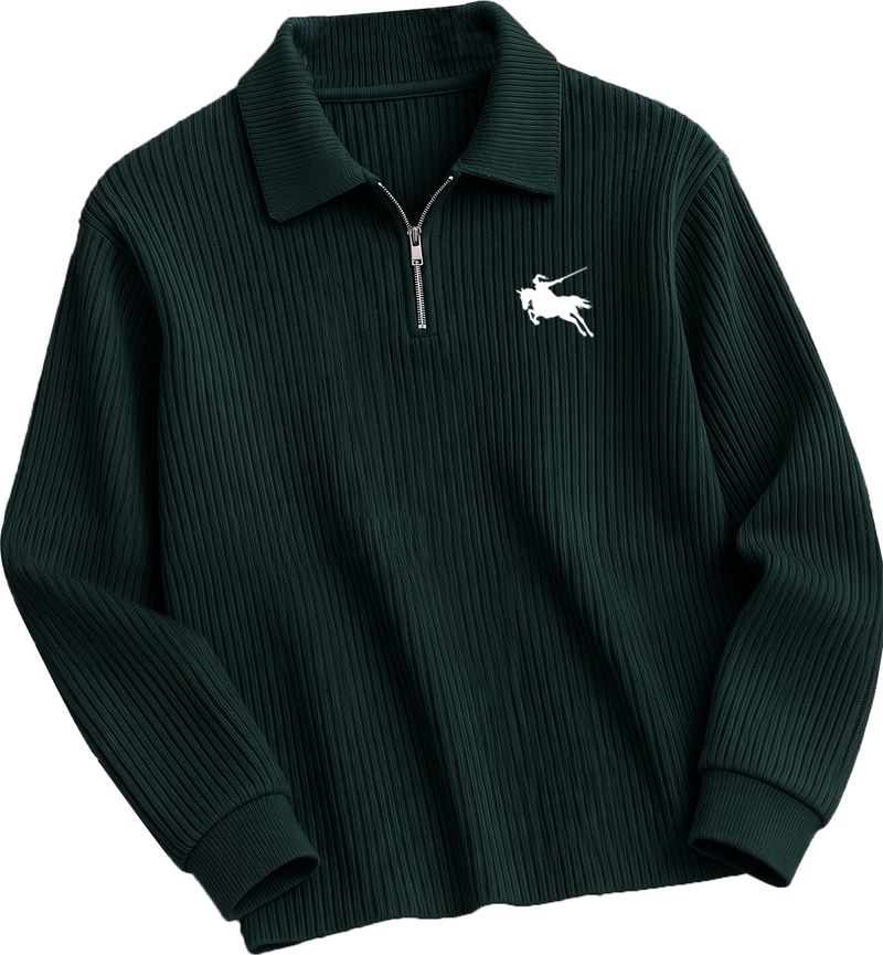 AOOSH Men Full Sleeve Self Design Sweatshirt - Image 6