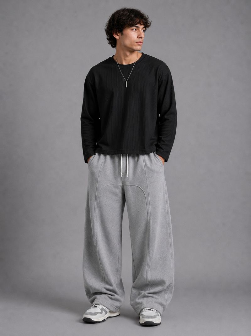 DAHZ Men Black Polycotton T-Shirt - Image 4