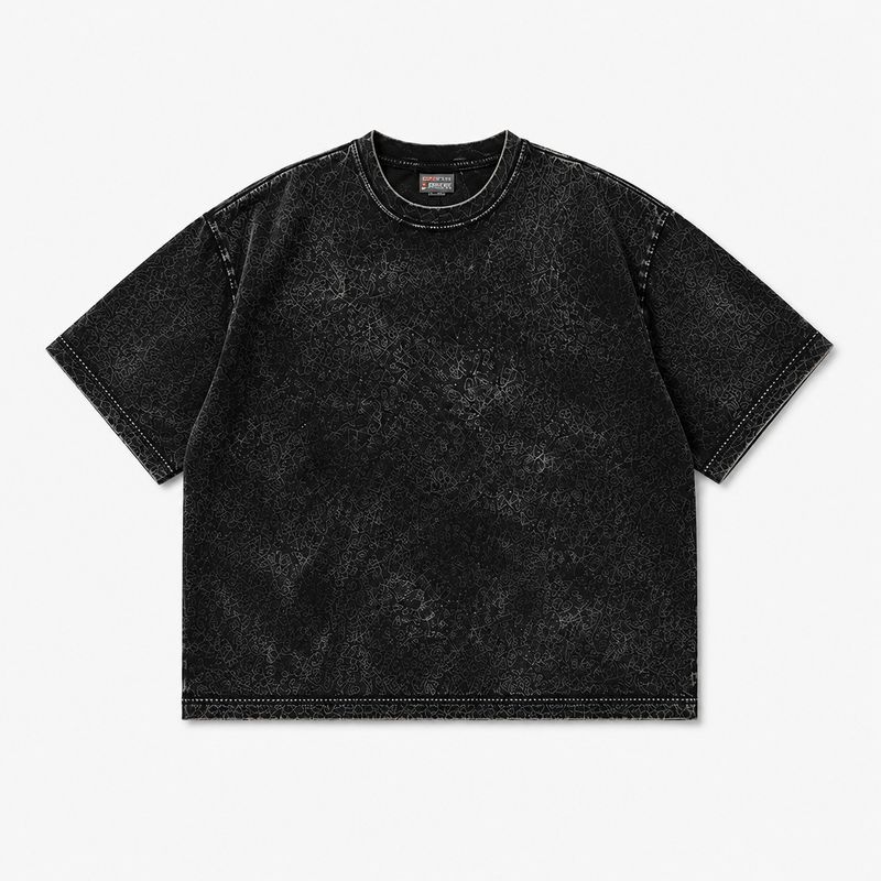 JAXION Men Black Cotton T-Shirt - Image 6