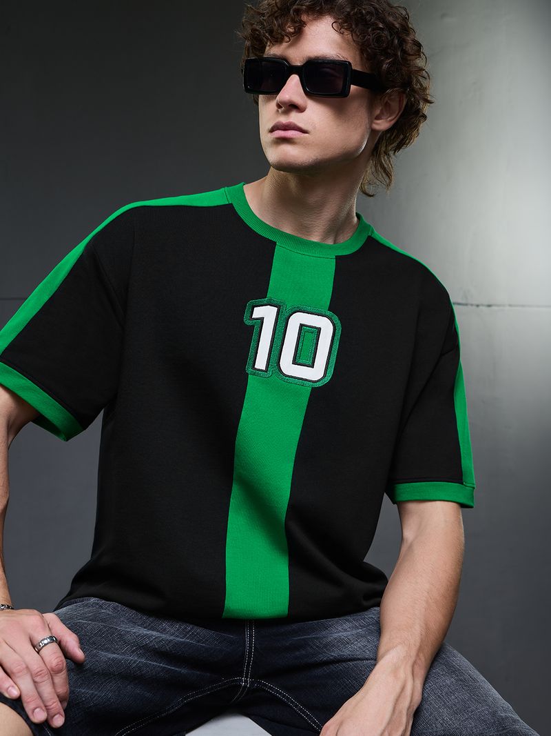 The Souled Store Men Black Cotton T-Shirt - Image 6