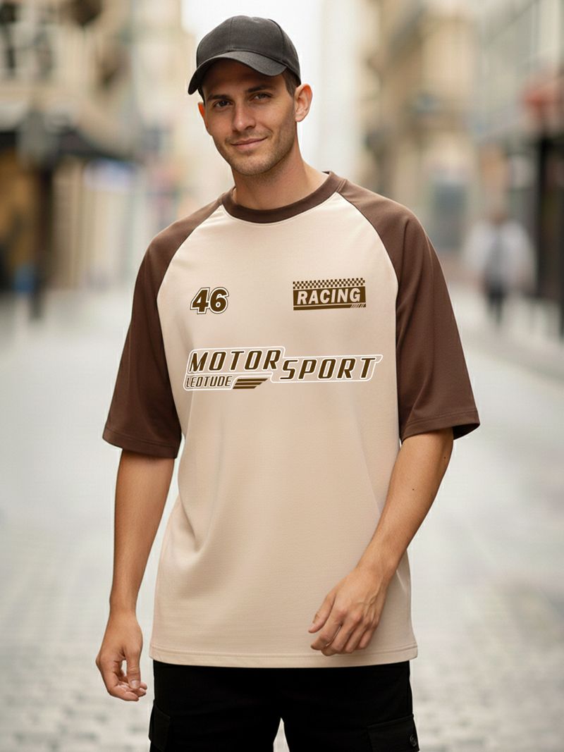 Leotude Men Multicolor Cotton Blend T-Shirt - Image 6
