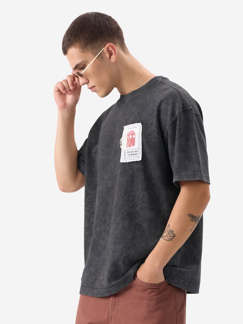The Souled Store Men Multicolor Cotton T-Shirt - Image 5