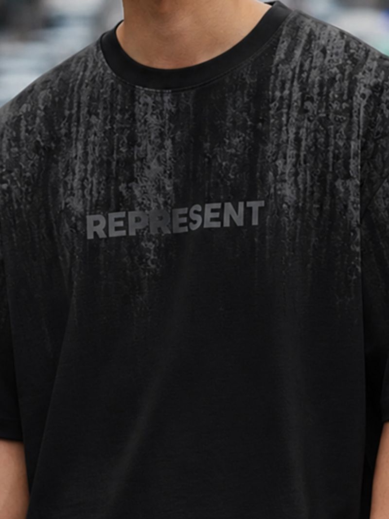 Jump Cuts Men Black Cotton Blend T-Shirt - Image 3