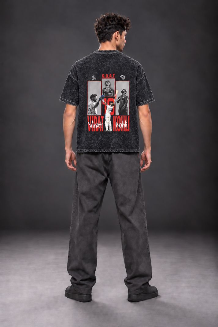 Woops studio! Men Black Cotton T-Shirt - Image 3