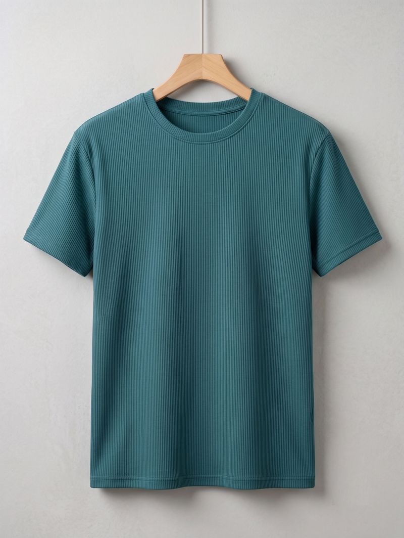 stylesmyth Men Black Round Neck Polyester T-Shirt - Image 5
