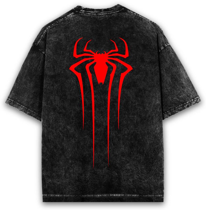 DIGI DRAPE Men Superhero Black T-Shirt - Image 2