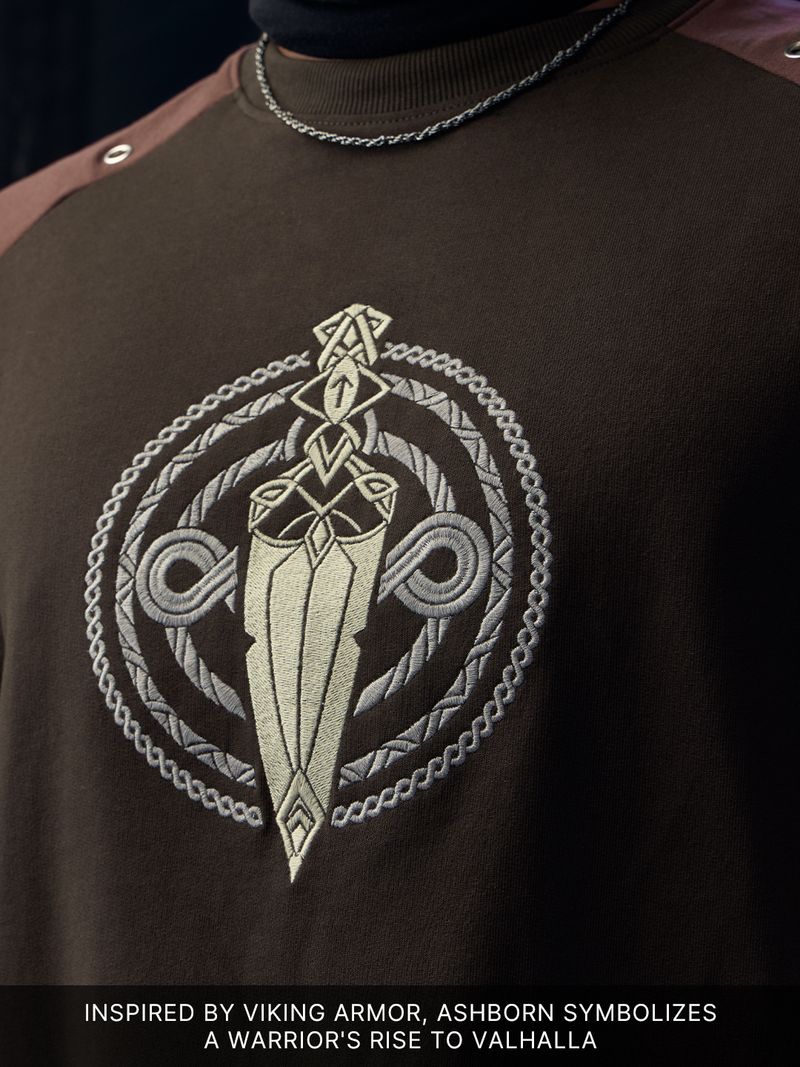 The Souled Store Men Brown Cotton T-Shirt - Image 3