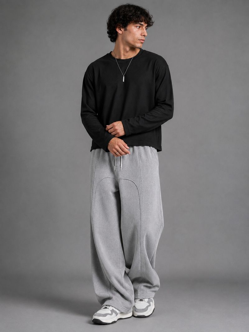DAHZ Men Black Polycotton T-Shirt - Image 3