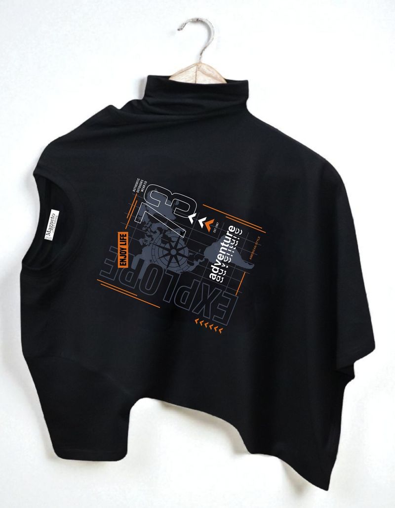 Magneto Men Black Cotton T-Shirt - Image 2