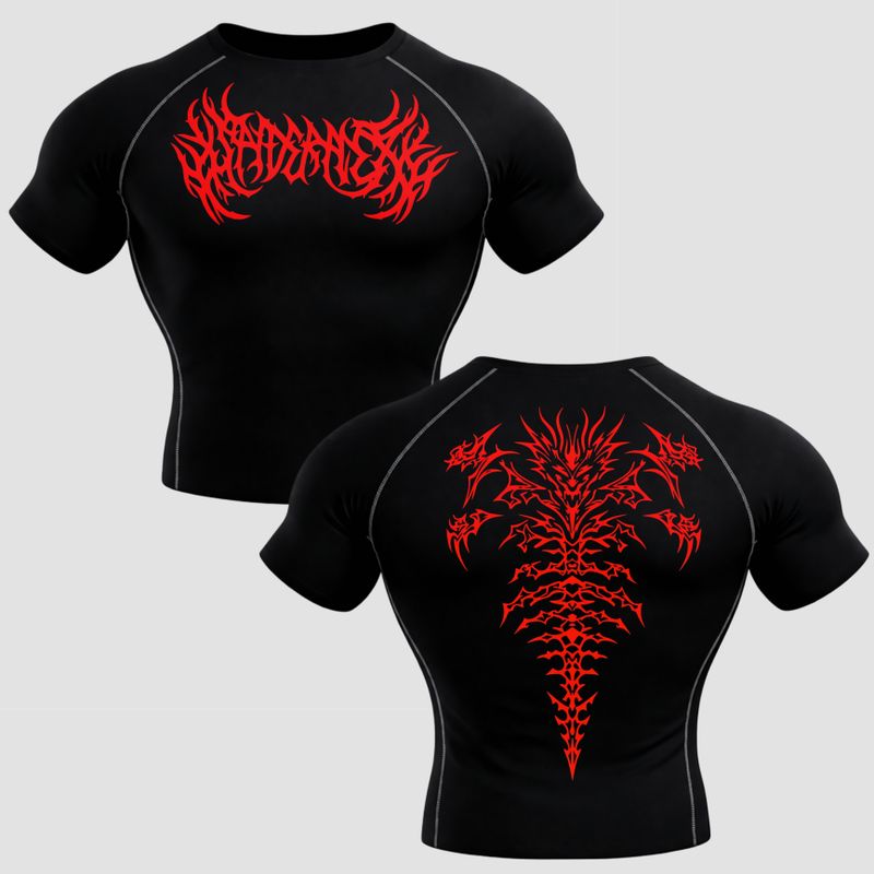 Wayup Men Black, Red T-Shirt - Image 2