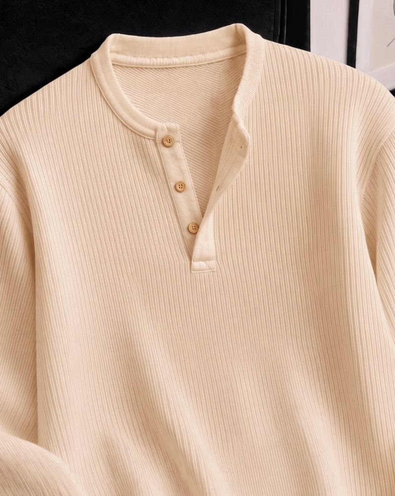 AUSK Men Full Sleeve Self Design Sweatshirt - Image 5