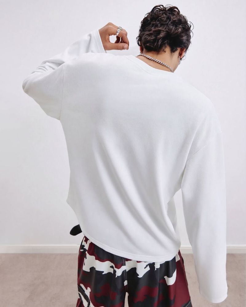 Cloth N Code Men White Cotton T-Shirt - Image 5