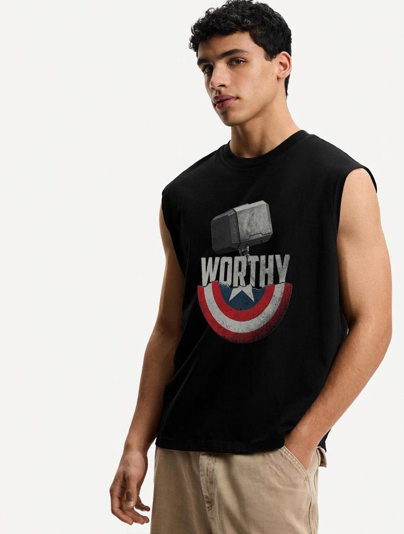 Moda Rapido Men Black Typography T-Shirt - Image 2
