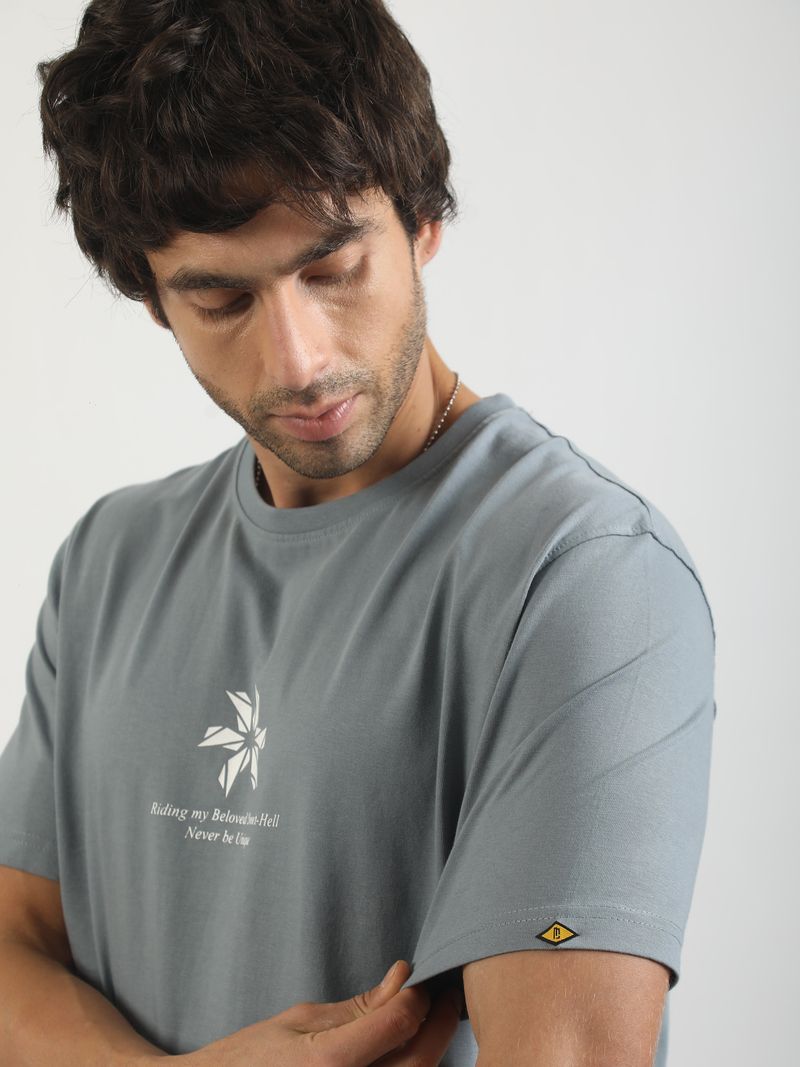 MANIAC Men Grey, White T-Shirt - Image 6