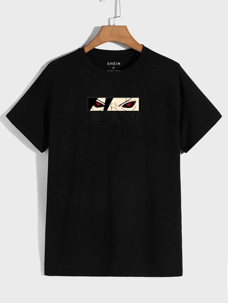 Lolgallery Men Black Cotton T-Shirt - Image 4