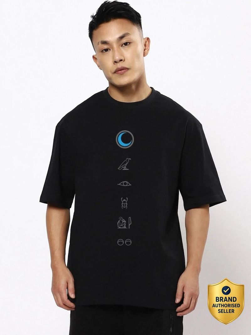 BEWAKOOF Moon Knight Black T-Shirt - Image 2