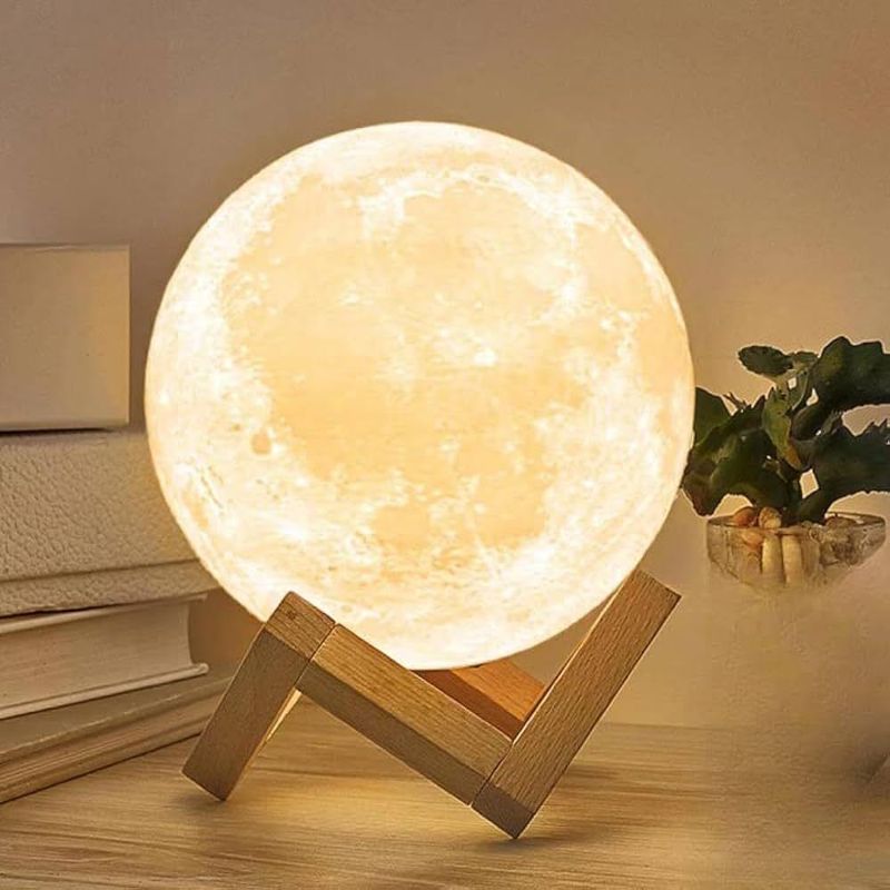 COEUS 3D Moon Lamp 16cm Multicolor - Image 2