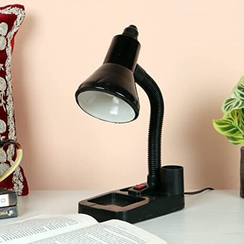 spark world Black Study Lamp Desk Light 22 cm - Image 4