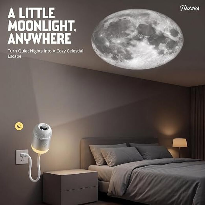 Sinpa Impex USB Projector Night Light (5 cm, White) - Image 4