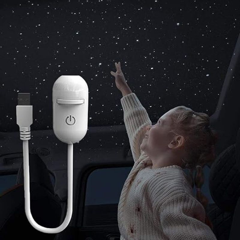 Sinpa Impex USB Projector Night Light (5 cm, White) - Image 2