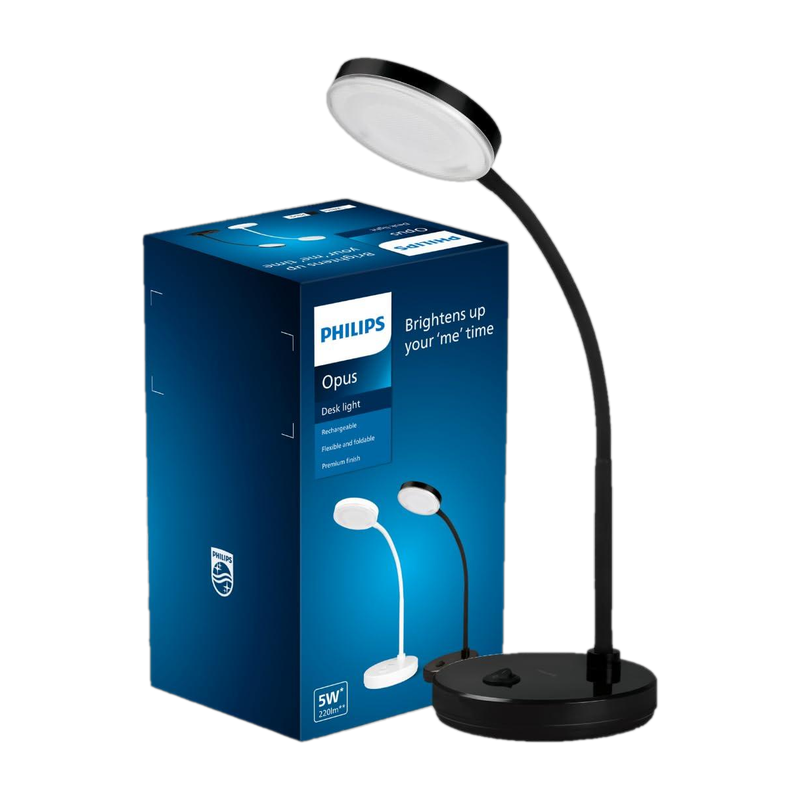 PHILIPS OPUS Table Lamp (48 cm, Black)