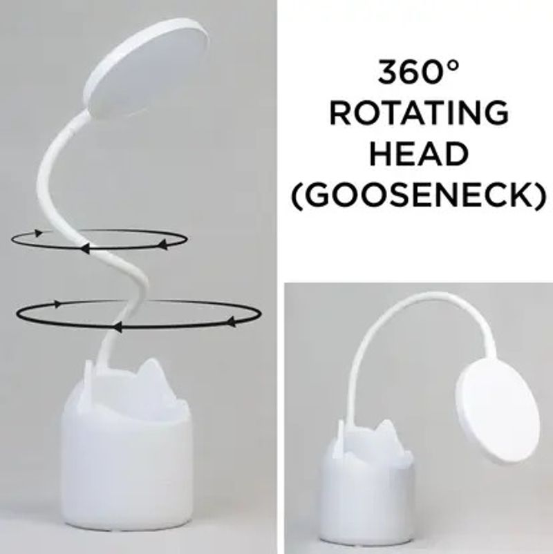 Drova 3 Colour Mode Rechargeable Gooseneck LED Lamp - Image 4