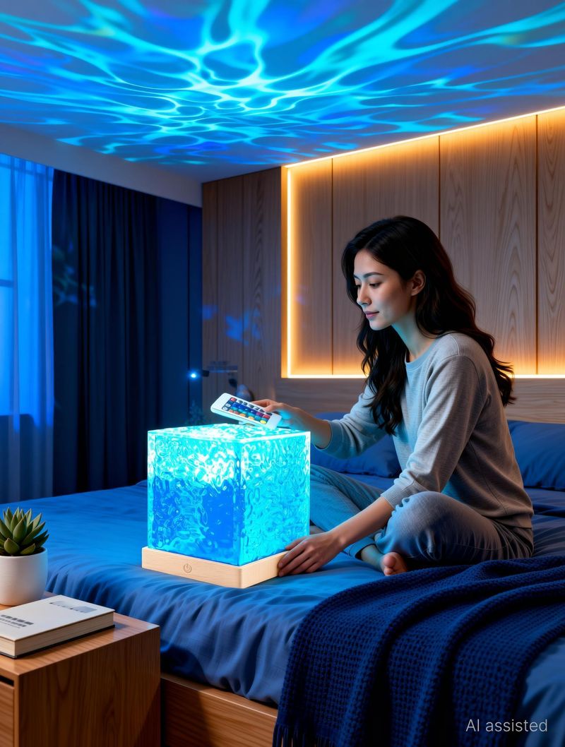 KIDOLOGY Ocean Wave LED Projector Lamp - Image 4