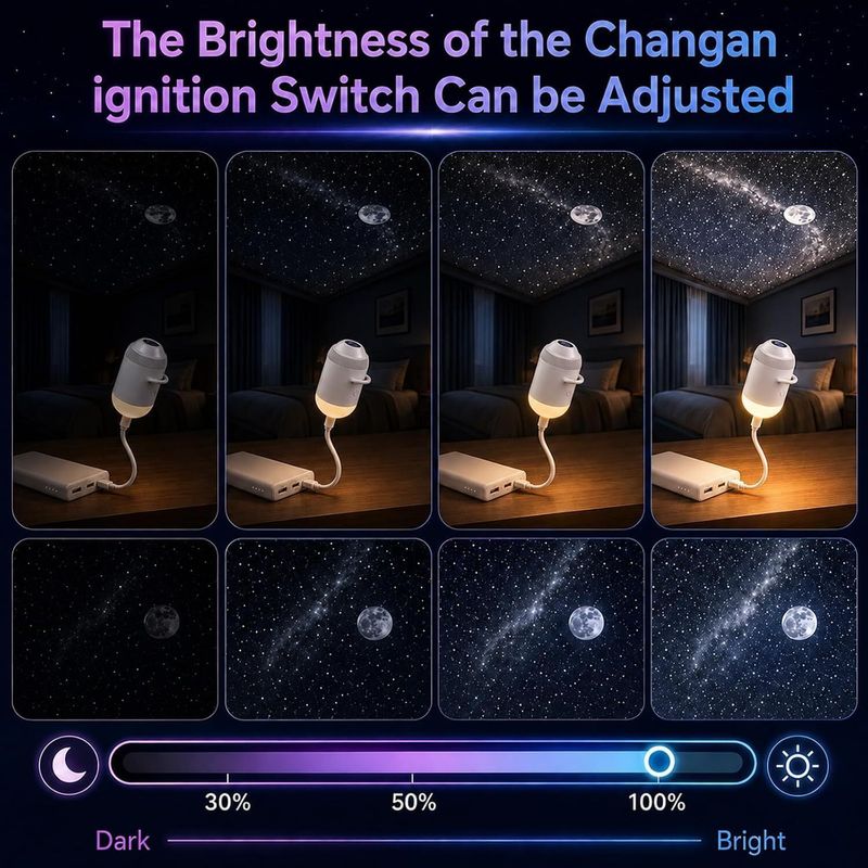 Youthvilla 2-in-1 Galaxy Projector Night Light - Image 5