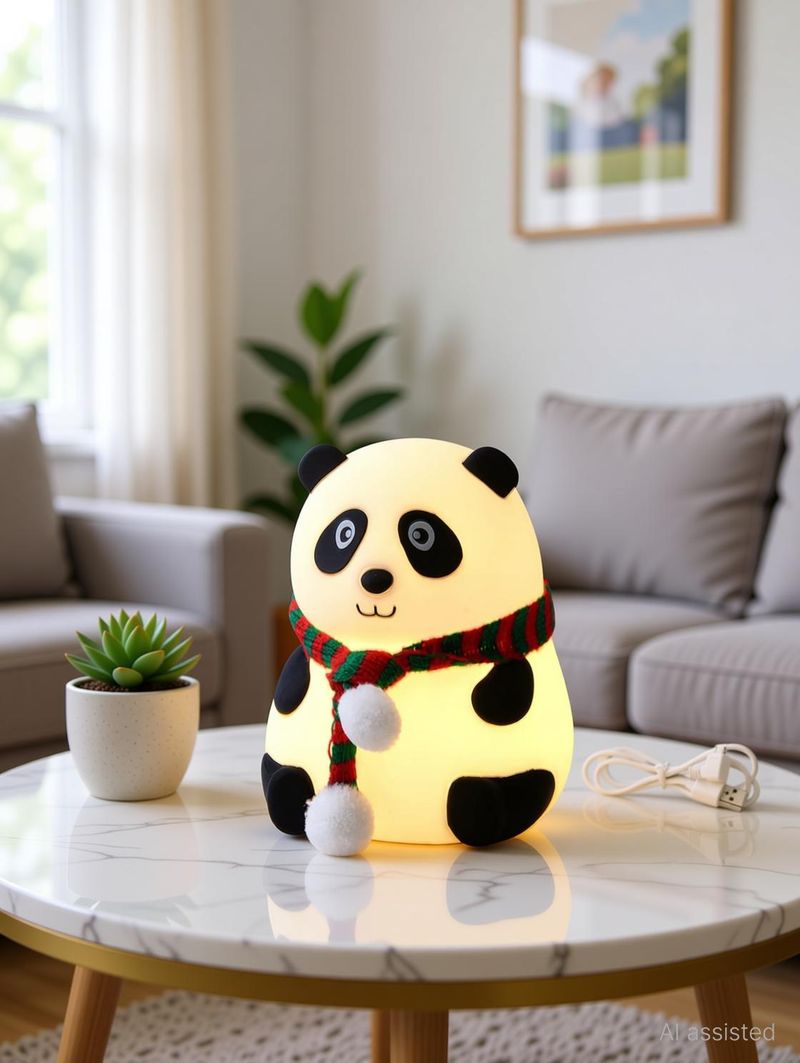 FIRSTLIKE Rechargeable Panda Lamp for Kids - Image 3