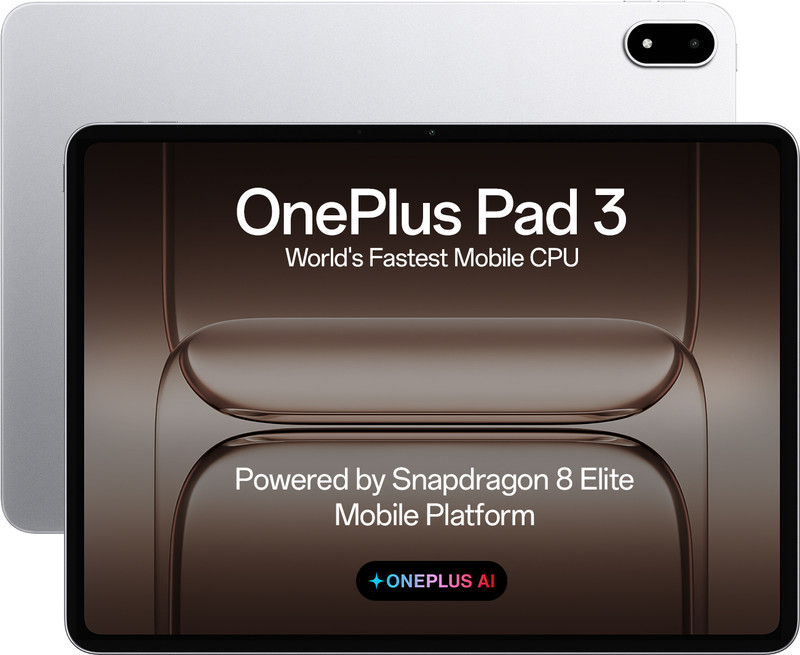 OnePlus Pad 3 12 GB RAM 256 GB ROM 13.2 inch with Wi-Fi Only Qualcomm Snapdragon 8 Elite Mobile Platform Tablet (Frosted Silver)