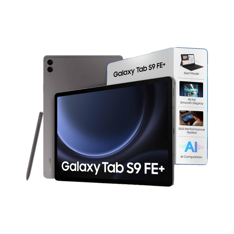 Samsung Galaxy Tab S9 FE+ 8 GB RAM 128 GB ROM 12.4 Inch with Wi-Fi+5G Exynos 1380 Tablet (Gray)