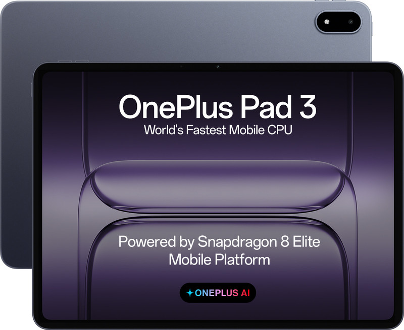 OnePlus Pad 3 12 GB RAM 256 GB ROM 13.2 inch with Wi-Fi Only Qualcomm Snapdragon 8 Elite Mobile Platform Tablet (Storm Blue)