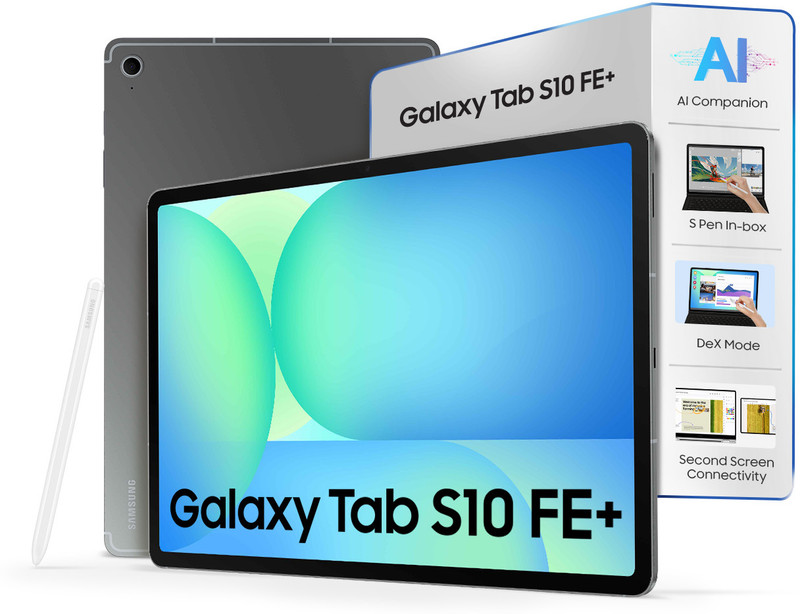Samsung Galaxy Tab S10 Fe+ With S Pen 12 Gb Ram 256 Gb Rom 13.1 Inch With Wi-fi Only Gaming Exynos 1580 Tablet Gray