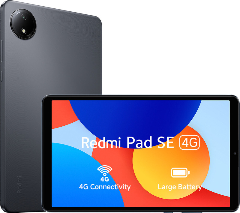 redmi pad se 4g 4 gb ram 128 rom 8 7 inch mediatek helio g85 tablet urban grey