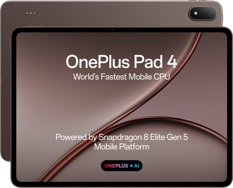 OnePlus Pad 4 12 GB RAM 512 GB ROM 13.2 inch with Wi-Fi Only Snapdragon 8 Elite Gen 5 Tablet (Dune Glow)