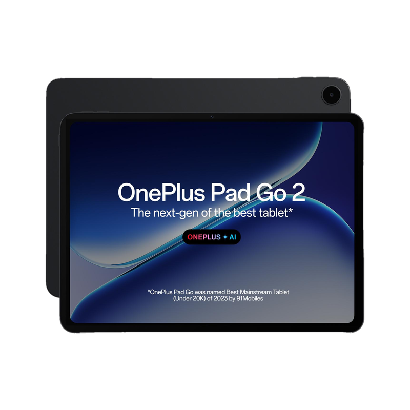 OnePlus Pad Go 2 8GB 128GB 12.1 inch Wi-Fi Black 7300 Tablets - Image 2