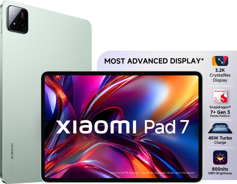 Xiaomi Pad 7 12 Gb Ram 256 Gb Rom 11.17 Inch With Wi-fi Only Gaming Qualcomm Snapdragon 7+ Gen 3 Tablet Sage Green