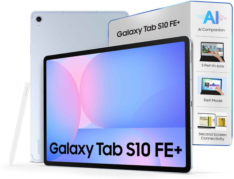 Samsung Galaxy Tab S10 Fe+ With S Pen 8 Gb Ram 128 Gb Rom 13.1 Inch With Wi-fi Only Gaming Exynos 1580 Tablet Blue