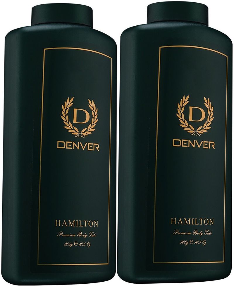 DENVER Premium Body Talc Combo (Pack of 2) (2 x 300 g)