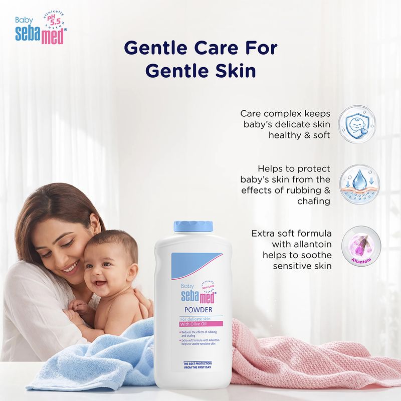 Sebamed Baby Powder 100g Olive Oil Allantoin - Image 5