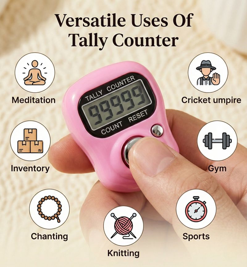 Glemizy counter name jaap Digital Tally Counter (Multicolor Pack of 5) - Image 6
