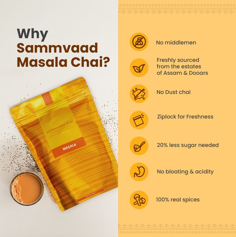 Sammvaad Masala Chai With Real Indian Spices - Image 6