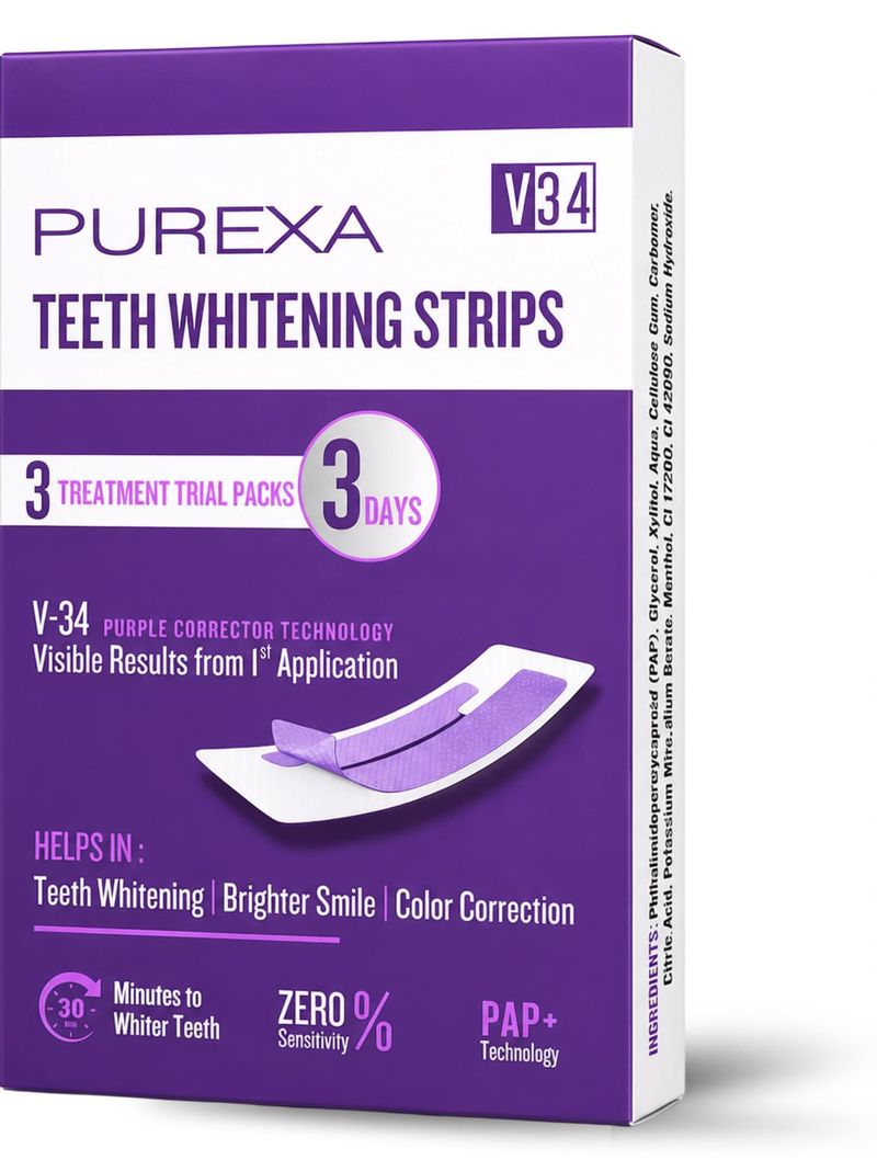 PUREXA Purple Teeth Whitening Strips - Image 2