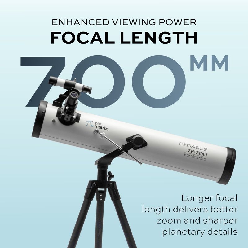 Pie Matrix Pegasus 76700 Reflector Telescope - Image 5