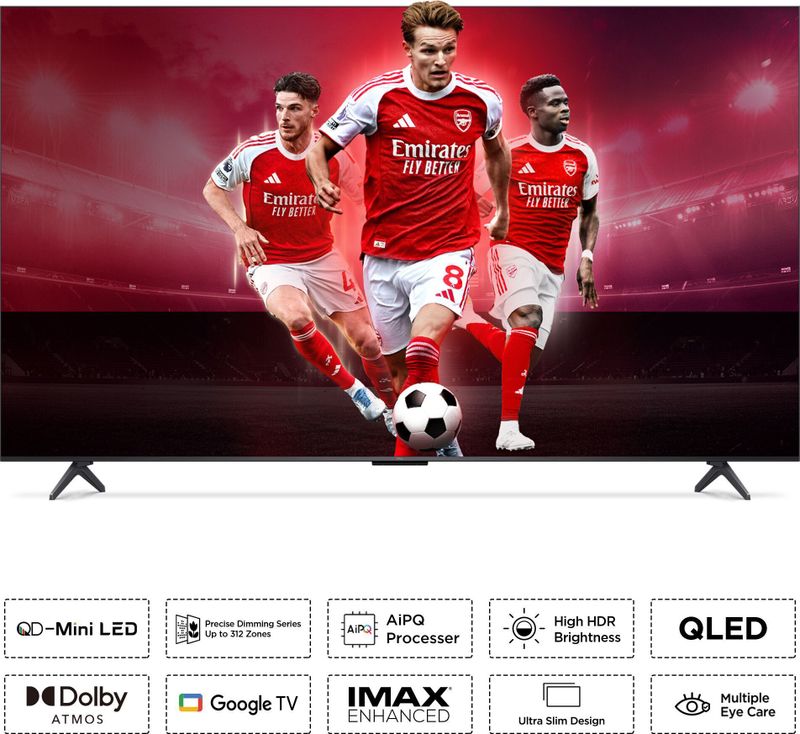 TCL 65Q6CS 65 inch 4K Mini LED Smart Google TV - Image 3