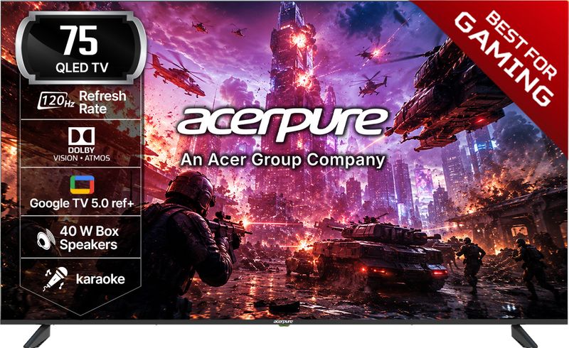 acerpure NITRO 189.2 cm (75 inch) QLED Ultra HD (4K) Smart Google...more — image 1 of 5