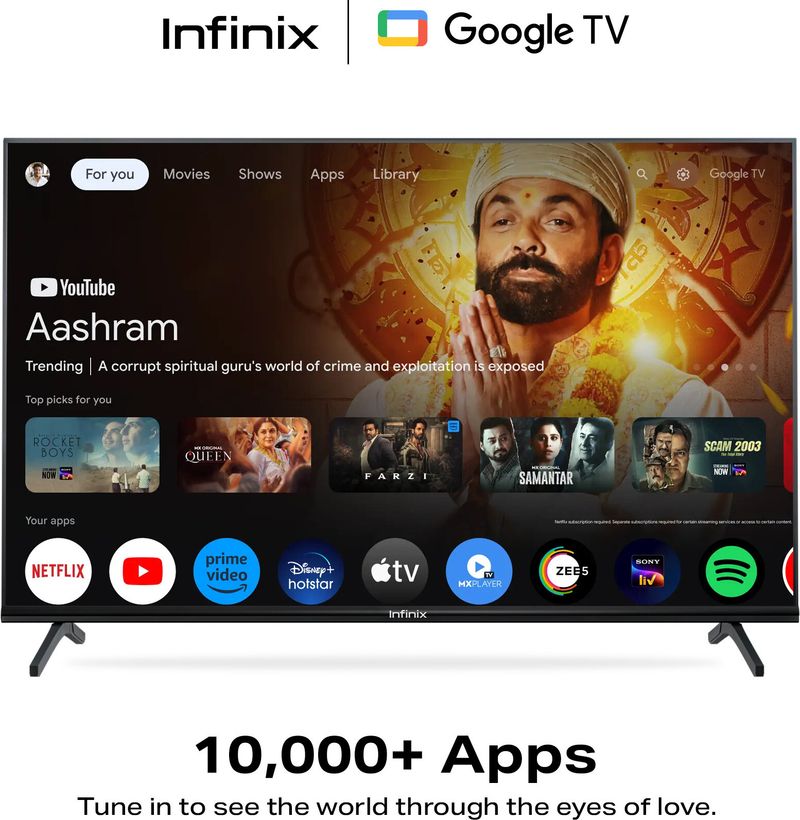 Infinix 32 inch HD Ready LED Smart Google TV - Image 4