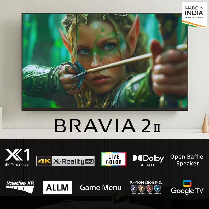 Sony BRAVIA 2 II 43 inch 4K Ultra HD Smart Google TV - Image 3