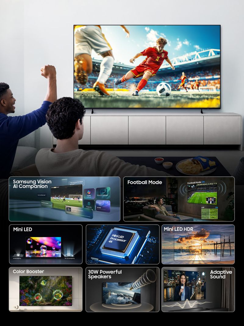 Samsung Vision AI 43 inch 4K Mini LED Smart TV - Image 3