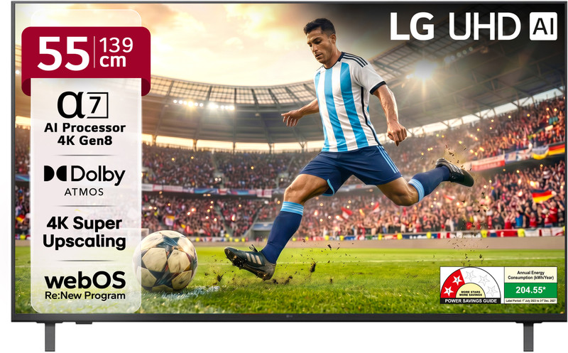 LG AI TV UA8200 139 cm (55 inch) Ultra HD (4K) LED Smart WebOS TV...more deal from flipkart
